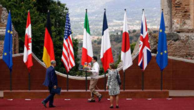 Подготовка к саммиту G7 в Италии Подготовка к саммиту G7 в Италии