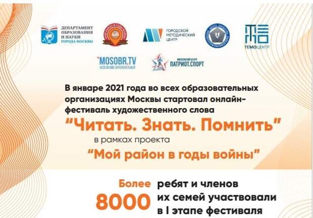 Чтецы из Левобережного всех передекламировали на окружном этапе фестиваля