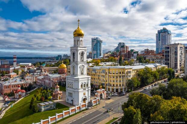 Фото Самары с высоты — космический город на Волге