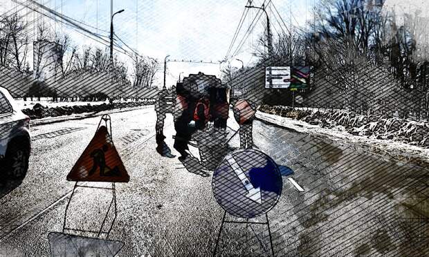 В Орле в круглосуточном режиме латают ямы