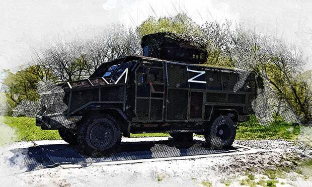 Под Орлом установили захваченный украинский боевой трофей
