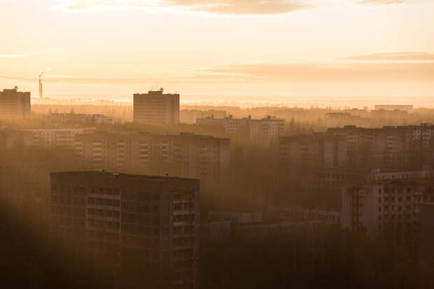 15. Город-призрак на рассвете заброшенное, место, мир, фото