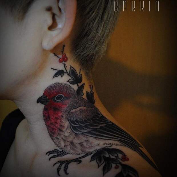 Костюмы из чернил от японского татуировщика Gakkin, тату, япония