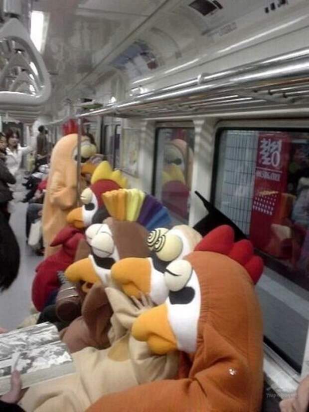Еду в метро