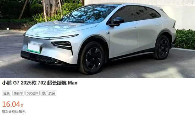 Цена б/у Xpeng G7