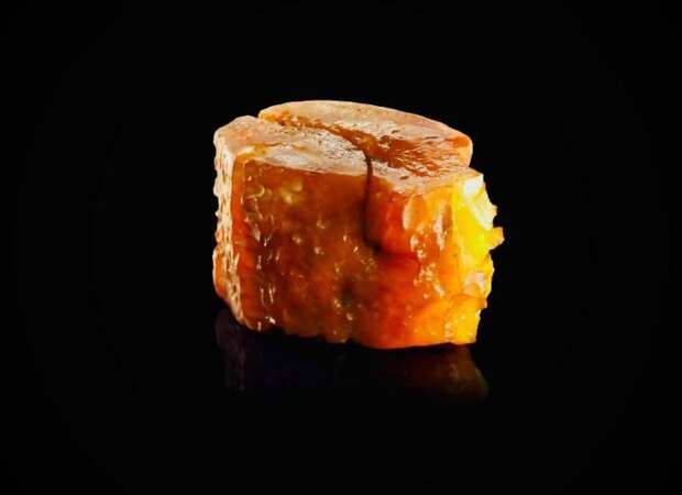 Янтарный самородок весом боле 2,6 килограмм доставили в Музей Мирового Океана