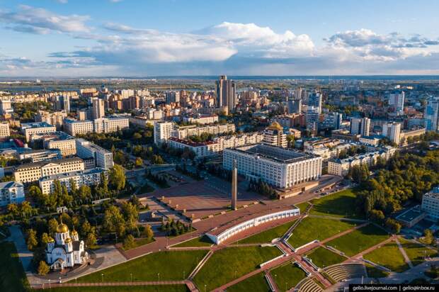 Фото Самары с высоты — космический город на Волге