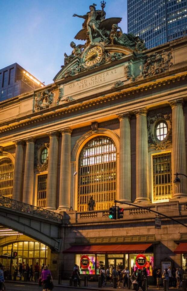 Самый узнаваемый вокзал Америки (Нью-Йорк).