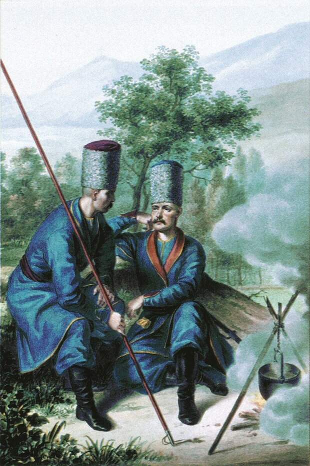 Яицкий и оренбургский казаки 1774 г