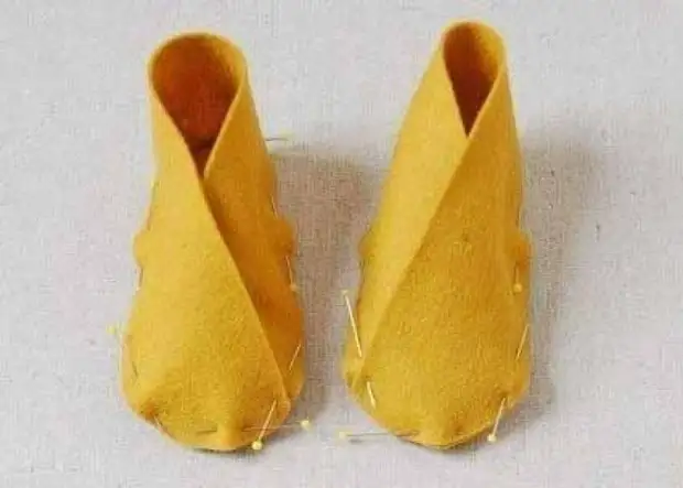 Шьем простые домашние тапочки из фетра - Сам себе мастер ...