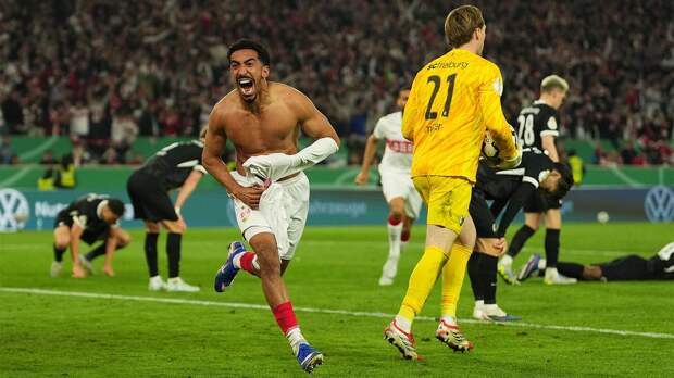 «Штутгарт» победил «Фрайбург» в овертайме и сыграет с «Баварией» в финале Кубка Германии