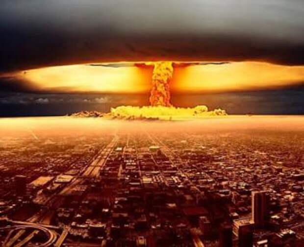 ядерный взрыв над городом