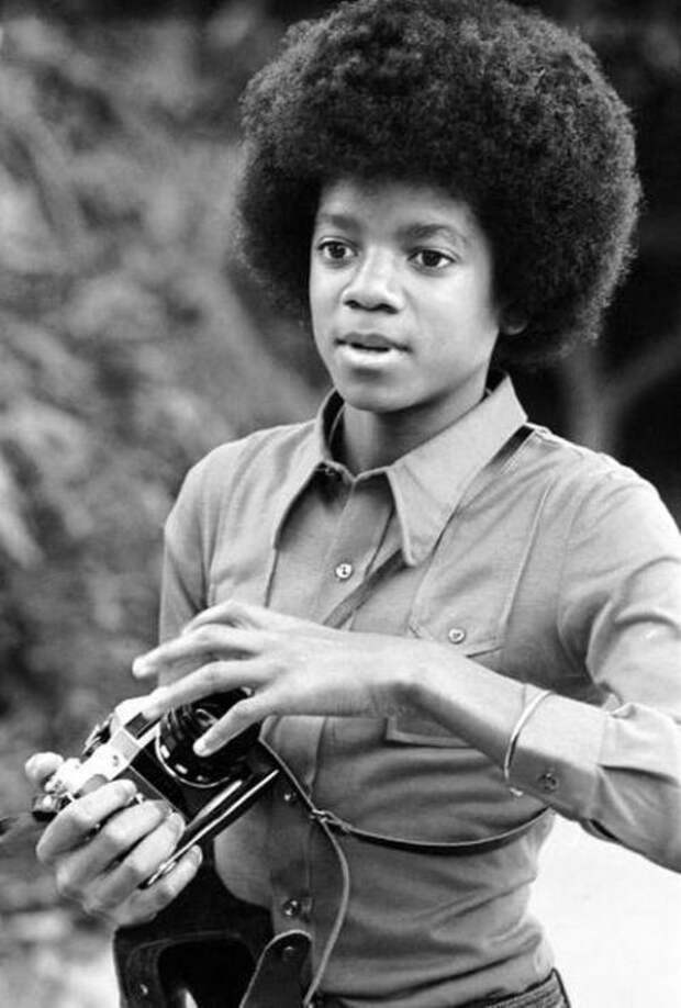 Майкл Джексон с фотоаппаратом Зенит–ЕМ, США, 1972 год. история, факты, фотографии