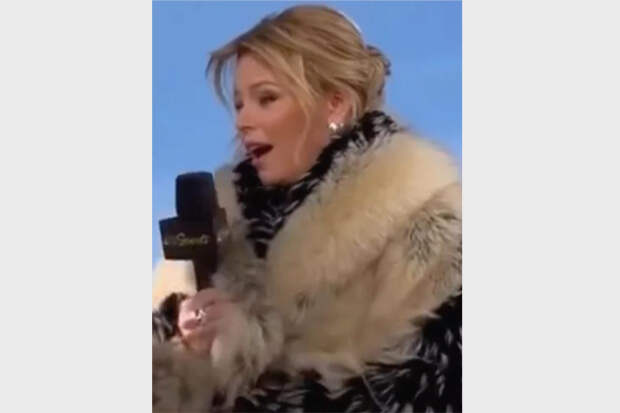 Элизабет Бэнкс повторила вирусный образ известной журналистки