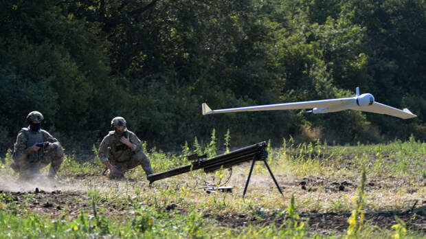 Дроны против артиллерии на правом берегу Днепра. Лучшее видео из зоны СВО