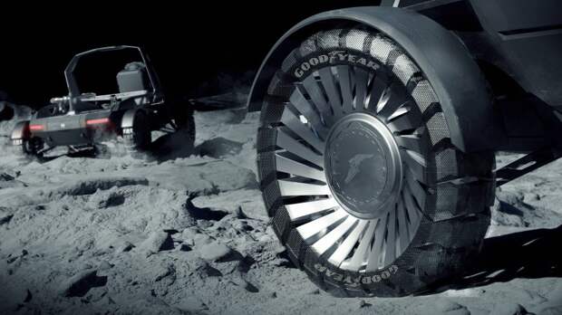 Goodyear разработает шины для будущего лунохода