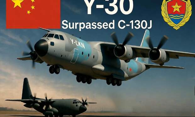 Китайский транспортный самолет Y-30 обошёл C-130J