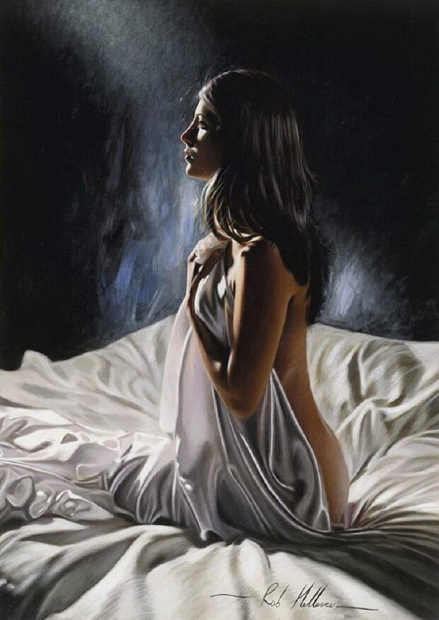 Красивые женщины на картинах Rob Hefferan
