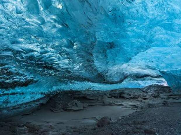 Breidamerkurjokull is an outlet glacier of the larger glacier of Vatnajokull in southeastern Iceland