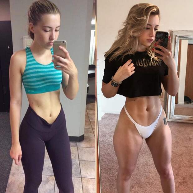 Красивые спортивные девушки