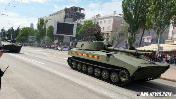Парад Победы и акция "Бессмертный полк" в Донецке. 09.05.16