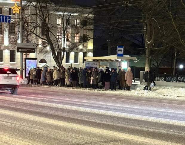 Туляки вновь пожаловались на работу общественного транспорта вечером 20 февраля