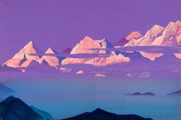 Горы в живописи Николая Рериха