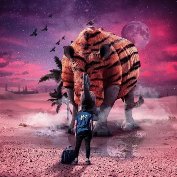 Сюрреалистические фотоманипуляции Зака Изи