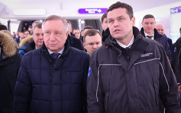 Александр Беглов на открытии станции "Путиловской": "Уверен, все задачи выполним"
