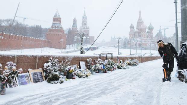 Москву накрыло снегом