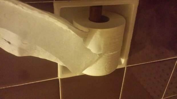 Кто, ну кто поступает вот так с туалетной бумагой?! nailed it, неудачники, перфекционизм, приколы