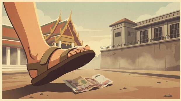 Lenta.ru: в Таиланде турист может попасть в тюрьму, если наступит на купюру