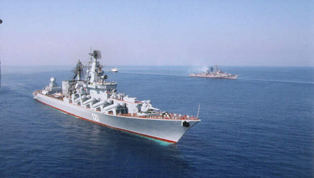 Российские корабли вышли на учения в Черное и Каспийское моря