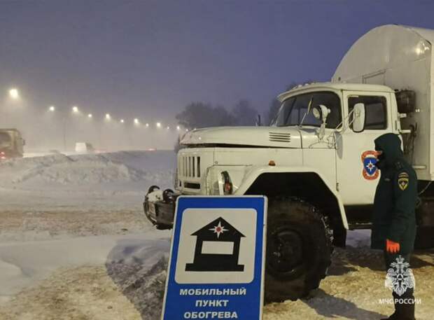 Развернуть пункты обогрева на дорогах Тульской области