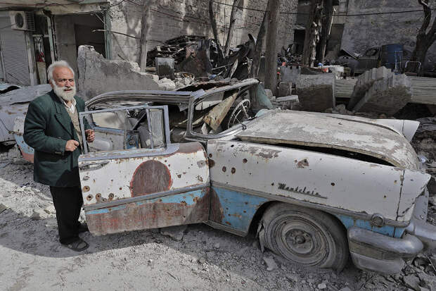 Известная винтажная коллекция авто похоронена под обломками Алеппо
