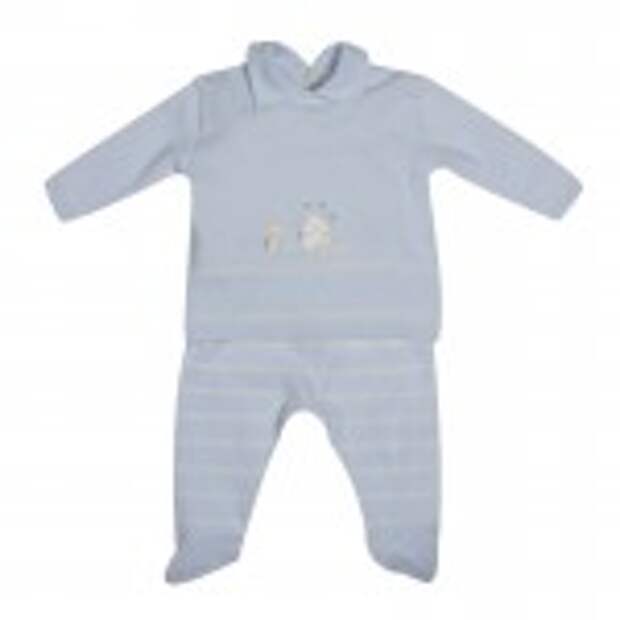 Кофточка и ползунки Linas baby голубые