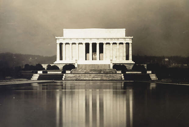 Исторические фотографии Мемориала Линкольна