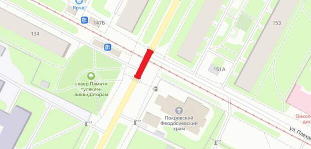13 и 14 июня в Туле на улице Плеханова ограничат движения всех видов транспорта