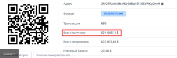 Навальный вывел с биткоин-кошелька последние средства, пытаясь скрыть незаконное финансирование