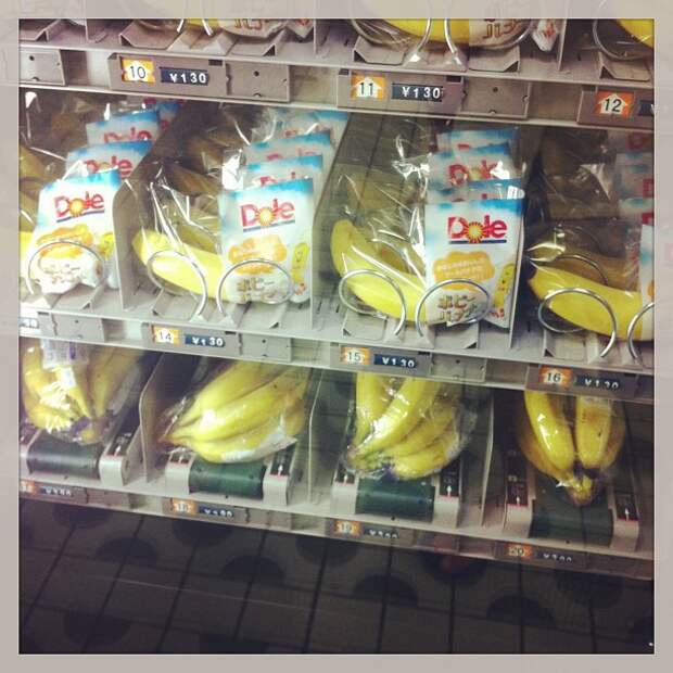 Автоматы для продажи бананов япония, японцы