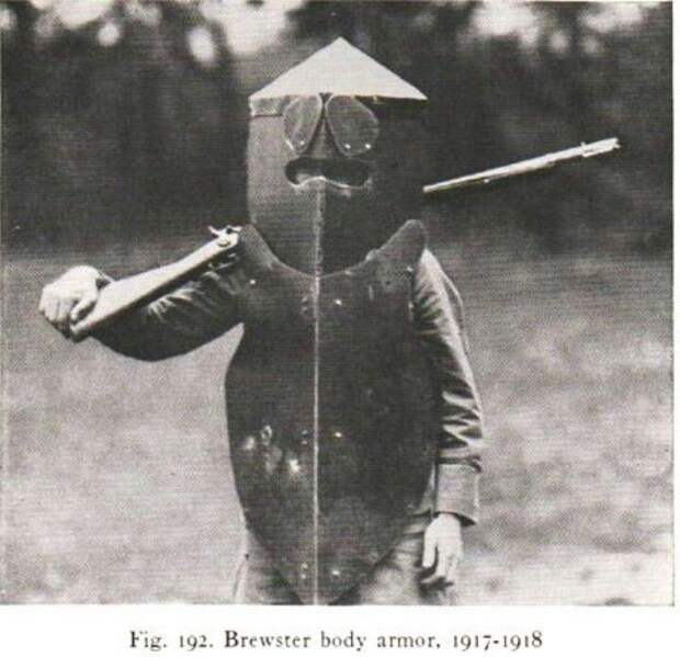 Броня Брюстера, один из первых бронежилетов, США, 1917–1918 знаменитости, история, редкие кадры, фото