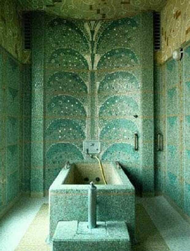 ванная комната с мозаикой