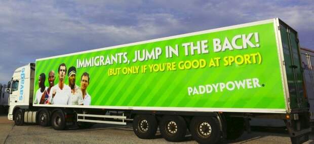 Рекламная кампания Paddy Power попала под прицел ирландского регулятора
