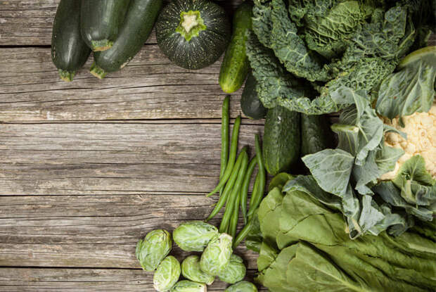 зеленые овощи - продукты усиливающие метаболизм