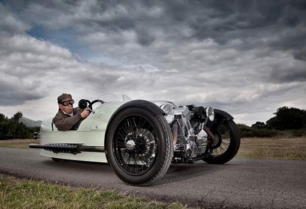Morgan Threewheeler трехколесные авто, трехколесный автомобиль