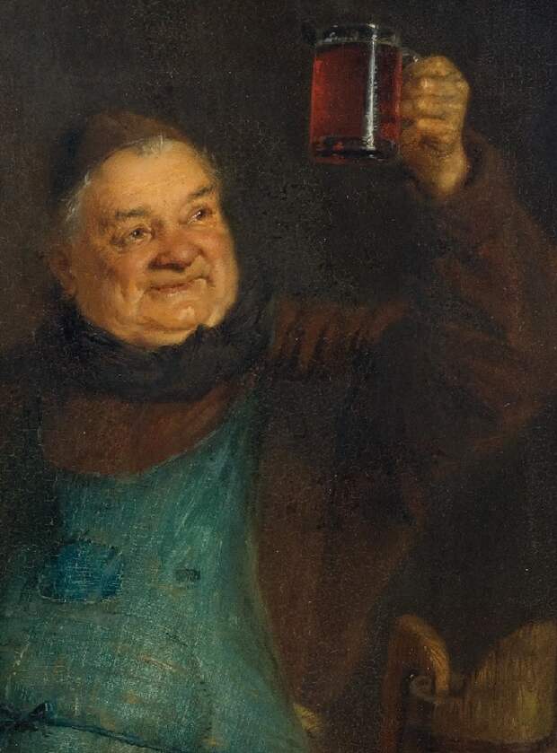 Взгляд главного пивовара. Автор: Эдуард фон Грютцнер.