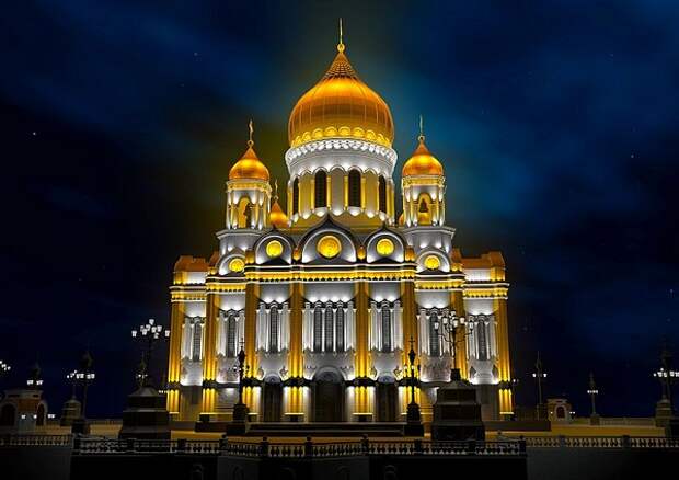 Новый Храм Христа Спасителя. Источник фото: zers-group.ru Новый Храм Христа Спасителя. Источник фото: zers-group.ru