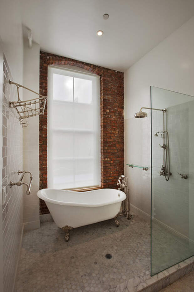 Лофт Ванная комната by Jane Kim Design