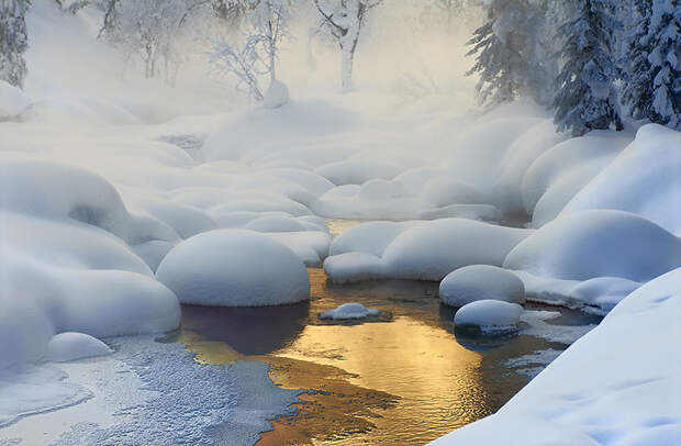 Gorgeous Winter Landscapes 4 Великолепные снежные пейзажи