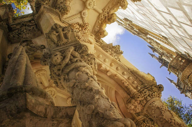 Интересный наклонный вид на Кинта Да Регалейра Кинта Да Регалейра, Сказочно, дворец, история, факты